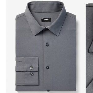 Express Extra Slim Stretch Modern Tech 1MX Dress Shirt - NWT - Large Tall